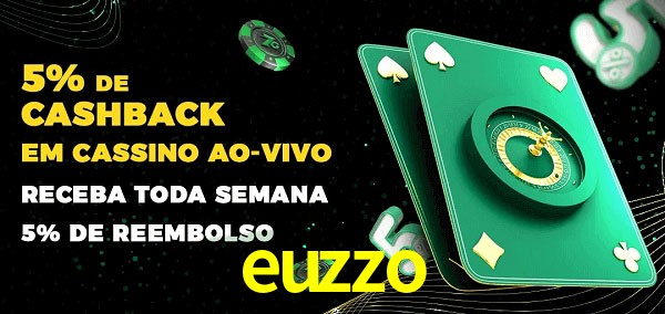 Promoções do cassino ao Vivo euzzo